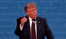 Donald Trump Put Your Hands Up GIF - Donald Trump Put Your Hands Up Presidential Debate GIFs