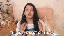 This Is The Best Gift Idea Ayushi Singh GIF - This Is The Best Gift Idea Ayushi Singh Creations To Inspire GIFs