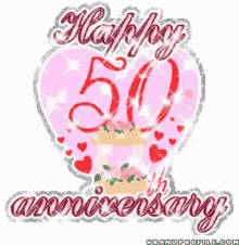Happy Anniversary Happy50th Anniversary GIF - Happy Anniversary Happy50th Anniversary Greeting GIFs
