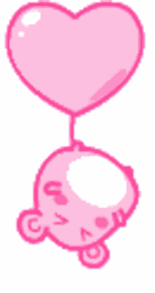 floating pink