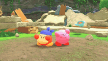 Kirby Bandana Dee GIF - Kirby Bandana Dee Kirby Dance GIFs