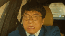 Panic Driving Jackie Chan GIF