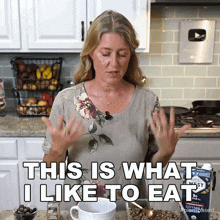 This Is What I Like To Eat Jill Dalton GIF - This Is What I Like To Eat Jill Dalton The Whole Food Plant Based Cooking Show GIFs