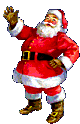 Santa Claus Sticker - Santa Claus Christmas Stickers