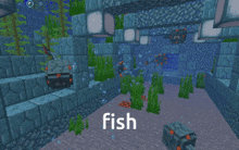 Fish Minecraft GIF - Fish Minecraft Ocean GIFs