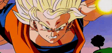 a close up of a cartoon character 's face with a yellow light coming out of his mouth
