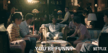 Youre Funny Brandon P Bell GIF - Youre Funny Brandon P Bell Troy Fairbanks GIFs