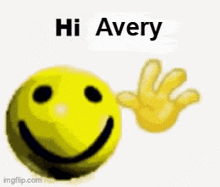 Avery Hi Avery GIF - Avery Hi Avery Smile GIFs