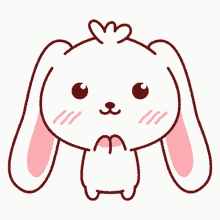 Rabbit Cute GIF - Rabbit Cute Hearts GIFs