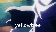 the word yellowtree that is on a cartoon