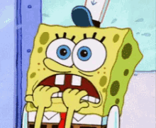 Spongebob Nervous GIF - Spongebob Nervous Biting GIFs