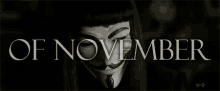 Guy Fawkes V For Vendetta GIF - Guy Fawkes V For Vendetta November GIFs
