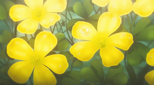 anime aesthetic yellow - GIF - Imgur