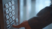 Press The Button Double Dad GIF - Press The Button Double Dad In Front Of Elevator GIFs