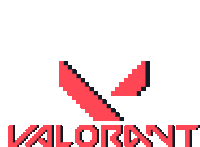 8bit Valorant Spray Valorant Sticker - 8bit Valorant Spray Valorant Pixel Title Stickers