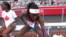 Pointing At You Brittney Reese GIF - Pointing At You Brittney Reese Team Usa GIFs