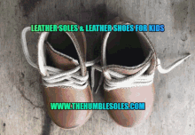 Soles For Sandals Leathers Shoes For Kids GIF