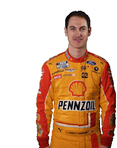 Pointing Right Joey Logano Sticker - Pointing Right Joey Logano Nascar Stickers