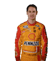 Pointing Right Joey Logano Sticker - Pointing Right Joey Logano Nascar Stickers