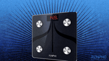 a renpho scale displays a weight of 1.28 kilograms