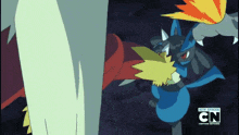 a cartoon with cn written on the bottom right