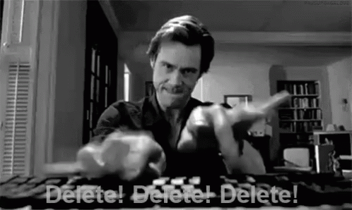 Delete This GIF - Jim Carrey Delete GIFs