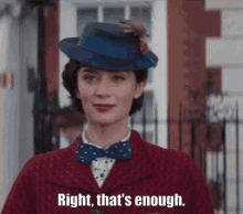 Mary Poppins Returns Thats Enough GIF - Mary Poppins Returns Thats Enough GIFs