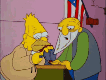 The Simpsons Grampa Simpson GIF - The Simpsons Grampa Simpson Jasper GIFs