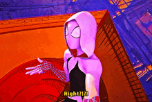Spider Man Gwen Stacy GIF - Spider Man Gwen Stacy Right GIFs