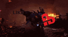 a video game screen says like comment 2
