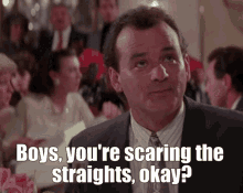 Ghostbusters Peter Venkman GIF - Ghostbusters Peter Venkman Youre Scaring The Straights GIFs