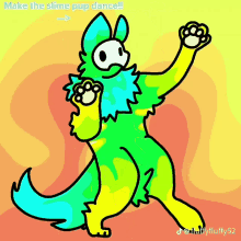 Slime Pup Kaiju Paradise GIF - Slime Pup Kaiju Paradise Dance