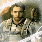 a picture of chris luvs spike is surrounded by lace and hearts