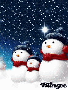 snowman snow holiday season
