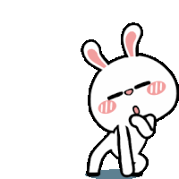 Dancing Bunny Sticker