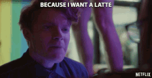 Because I Want A Latte Brendan Scannell GIF - Because I Want A Latte Brendan Scannell Pete GIFs
