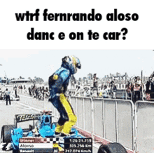 Fernando Alonso F1 GIF - Fernando Alonso F1 Dancing GIFs