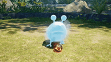 bulborb eats ice and explodes pikmin ice