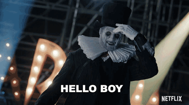 Hello Boy Mad Pierrot GIF - Hello Boy Mad Pierrot Cowboy Bebop - Discover &  Share GIFs