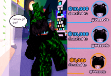 a cartoon character says i am an e girl guys in a speech bubble
