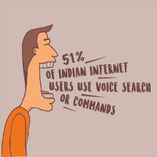 indian internet user search voice commands