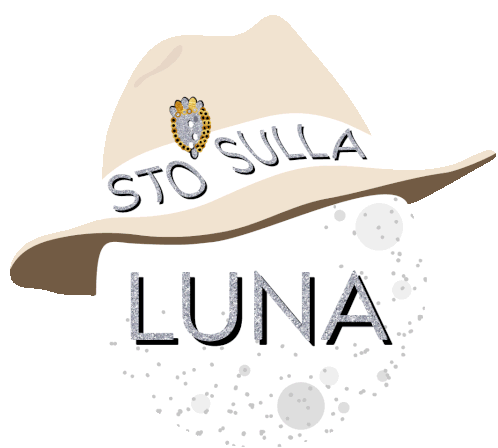 Sto Sulla Luna Im On The Moon Sticker - Sto Sulla Luna Im On The Moon Hat Stickers