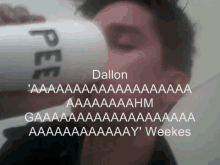 Dallon 'Aaaaaaaaaaaaaaaaaaaaaaaaaaaaahm Gaaaaaaaaaaaaaaaaaaaaaaaaaaaaaaay' Weekes GIF - Dallon Weekes Panic GIFs