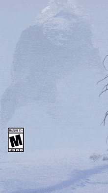 a video game advertisement for a mature 17+ video game