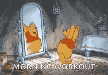 Morning Workout Winnie The Pooh GIF - Morning Workout Winnie The Pooh Workout GIFs