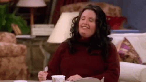 Fat Monica Dancing GIF - Friends Fat Monica Dancing - Discover