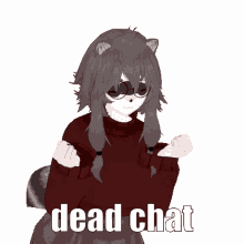 dead chat chi chi raccoon dance anime