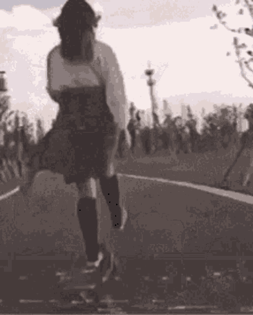girl running away gif tumblr