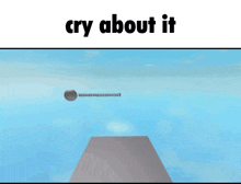 Cry About It Roblox Meme GIF