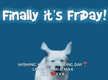 Finally Its Friday Dog Puppy Jumping GIF - Finally Its Friday Dog Puppy Jumping Bouncing Day GIFs